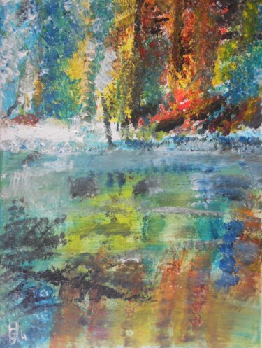 Les reflets de la rivière.